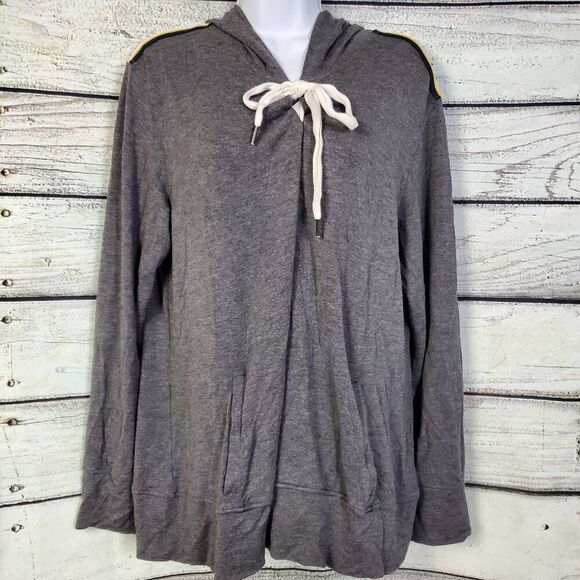 Maurices Women’s Hoodie XL Gray Soft Lightweight Long Sleeve Pullover - Picture 1 of 8